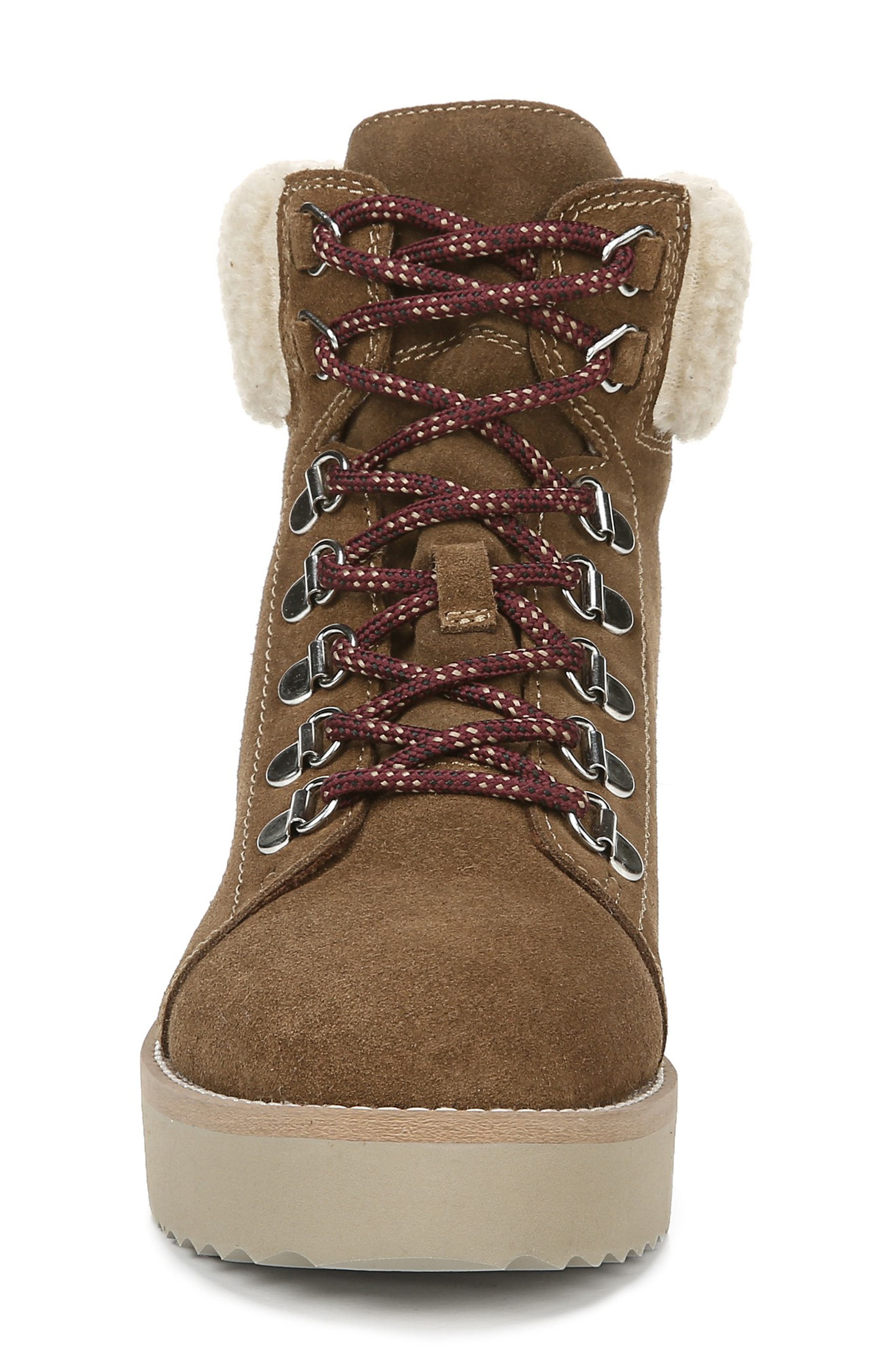 Sam Edelman Franc Hiking Boot with Faux Shearling Trim, Alternate, color, 