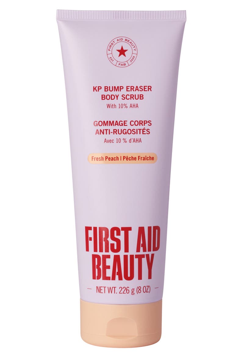 KP Bump Eraser Body Scrub with 10% AHA Fresh Peach, Main, color, NO COLOR