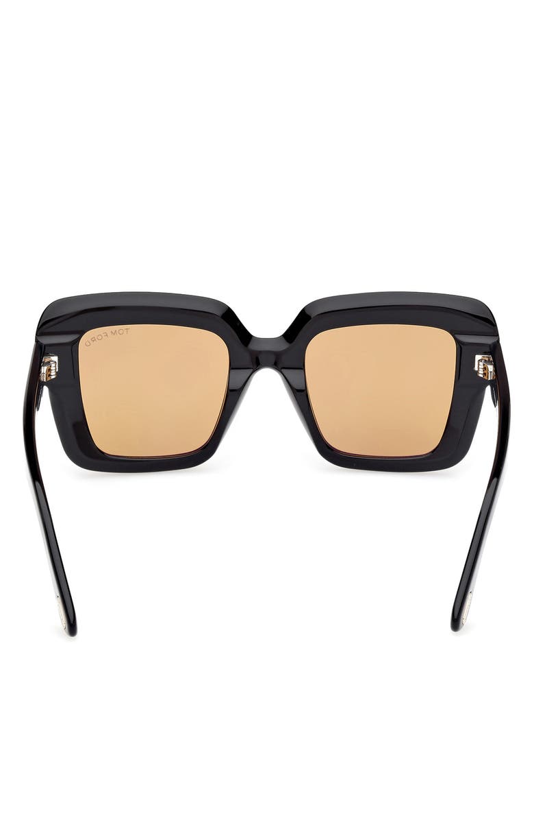 TOM FORD Esme 50mm Square Sunglasses, Alternate, color, 