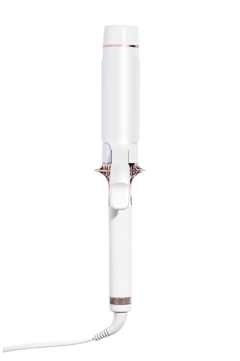BodyWaver 1.75-Inch Clip Barrel Curling Iron for Waves and Volume, Alternate, color, WHITE/ROSE GOLD