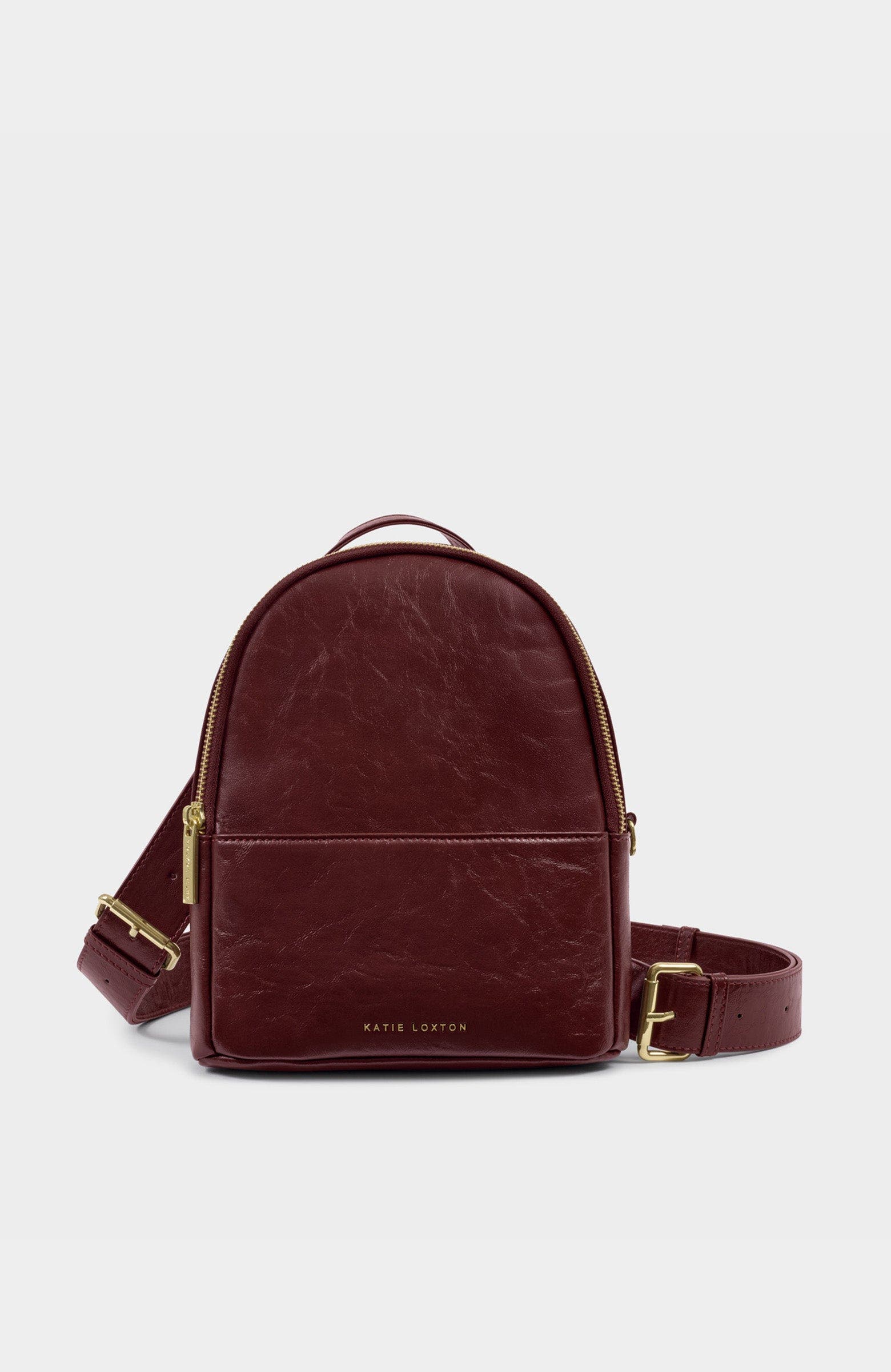 Mika Small Backpack, Main, color, Cherry Distressed