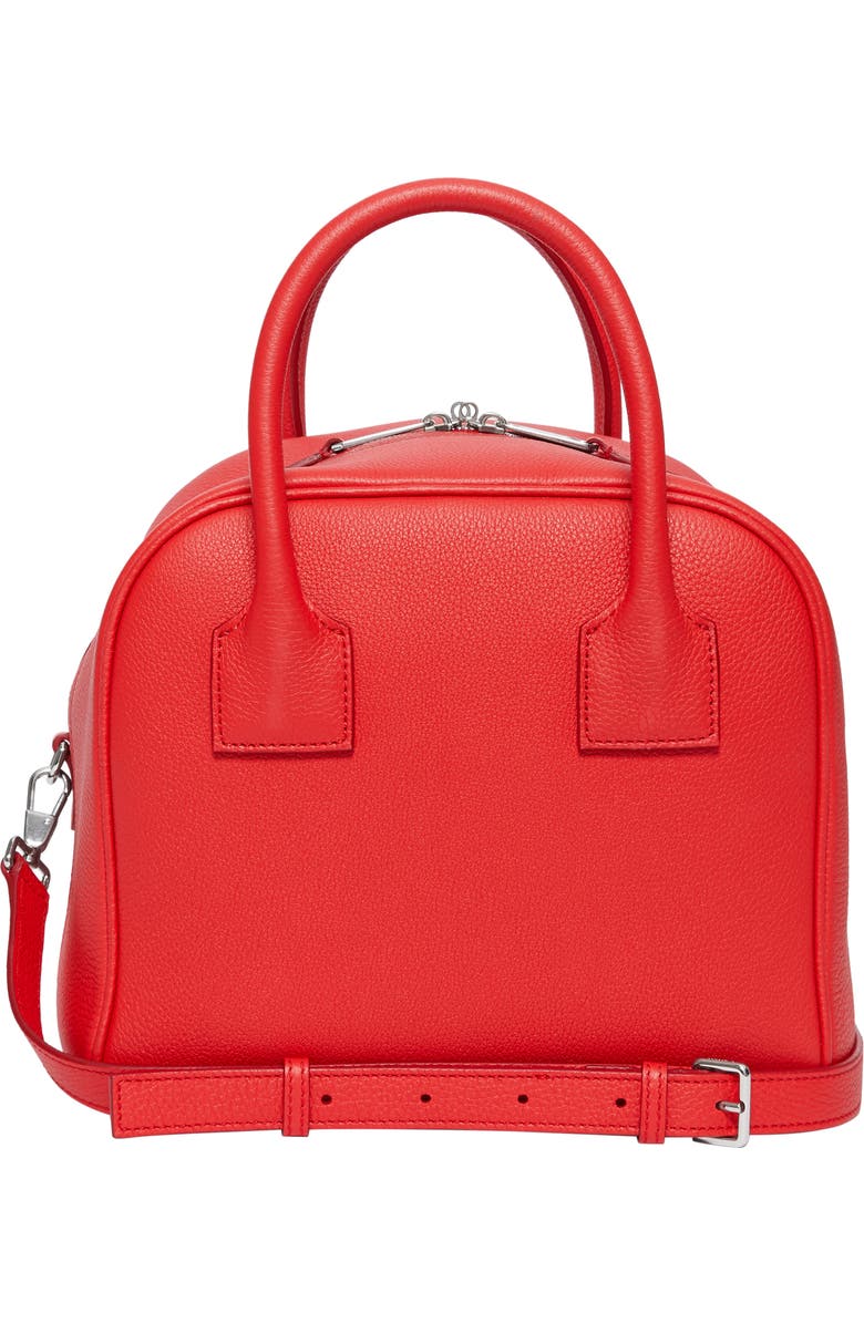 Burberry Small Cube Leather Satchel, Alternate, color,