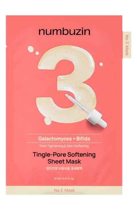5-Pack No.3 Tingle-Pore Softening Sheet Masks