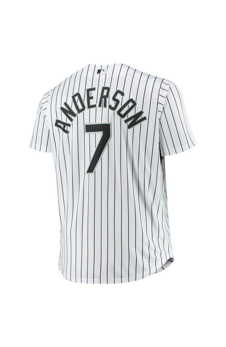 PROFILE Men's Tim Anderson White Chicago White Sox Big & Tall Replica Player Jersey, Alternate, color, 