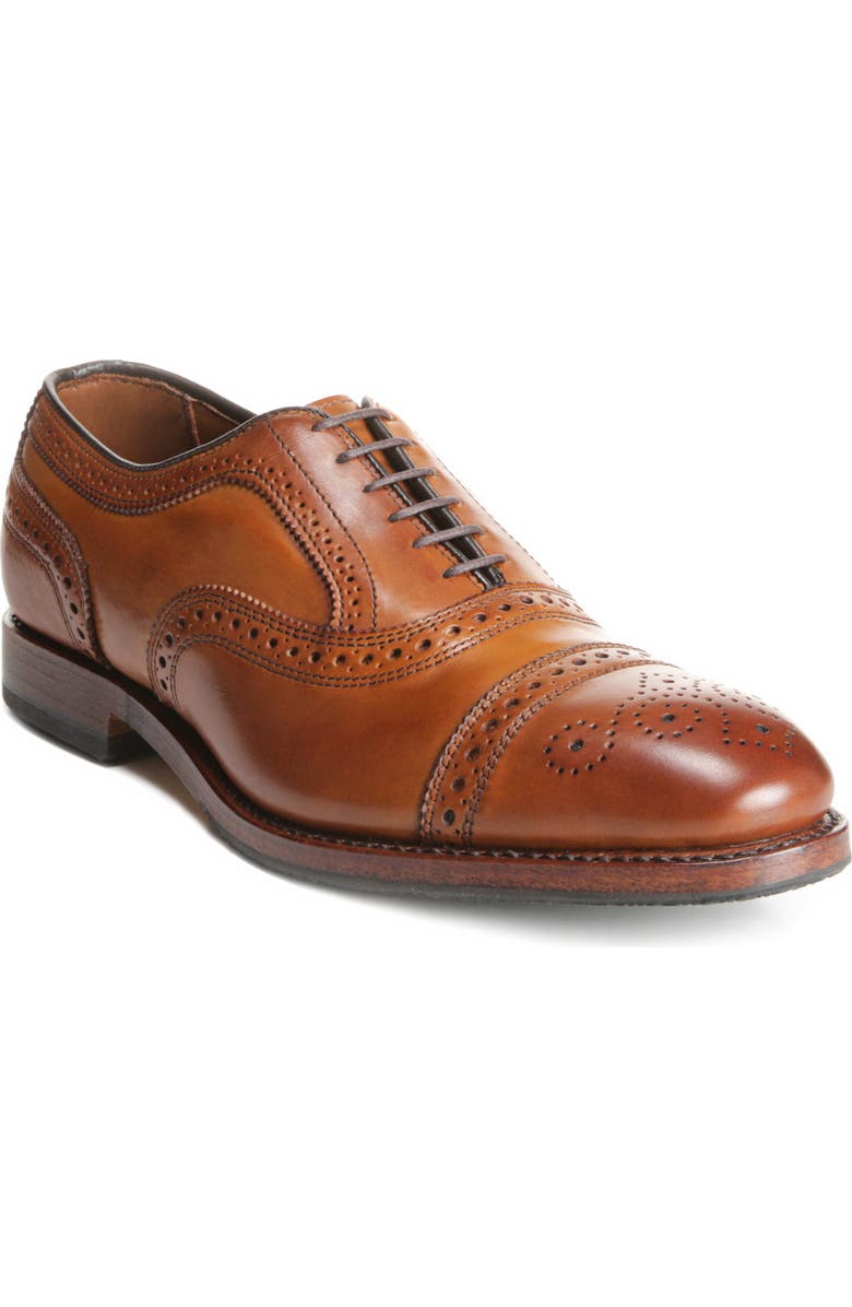 Allen Edmonds Strand Cap Toe Oxford, Main, color, Walnut