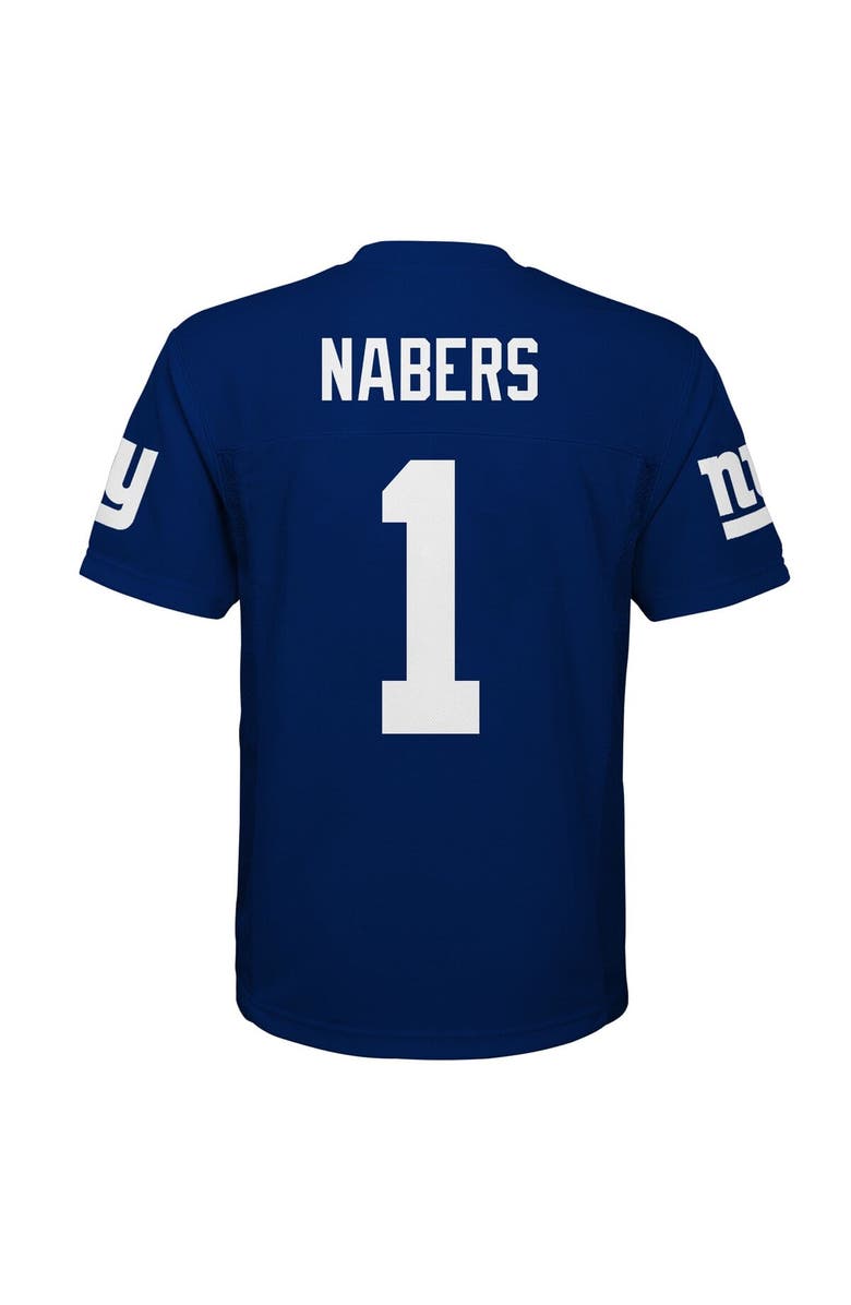 Outerstuff Preschool Outerstuff Malik Nabers Royal New York Giants Replica Player Jersey, Alternate, color, Royal