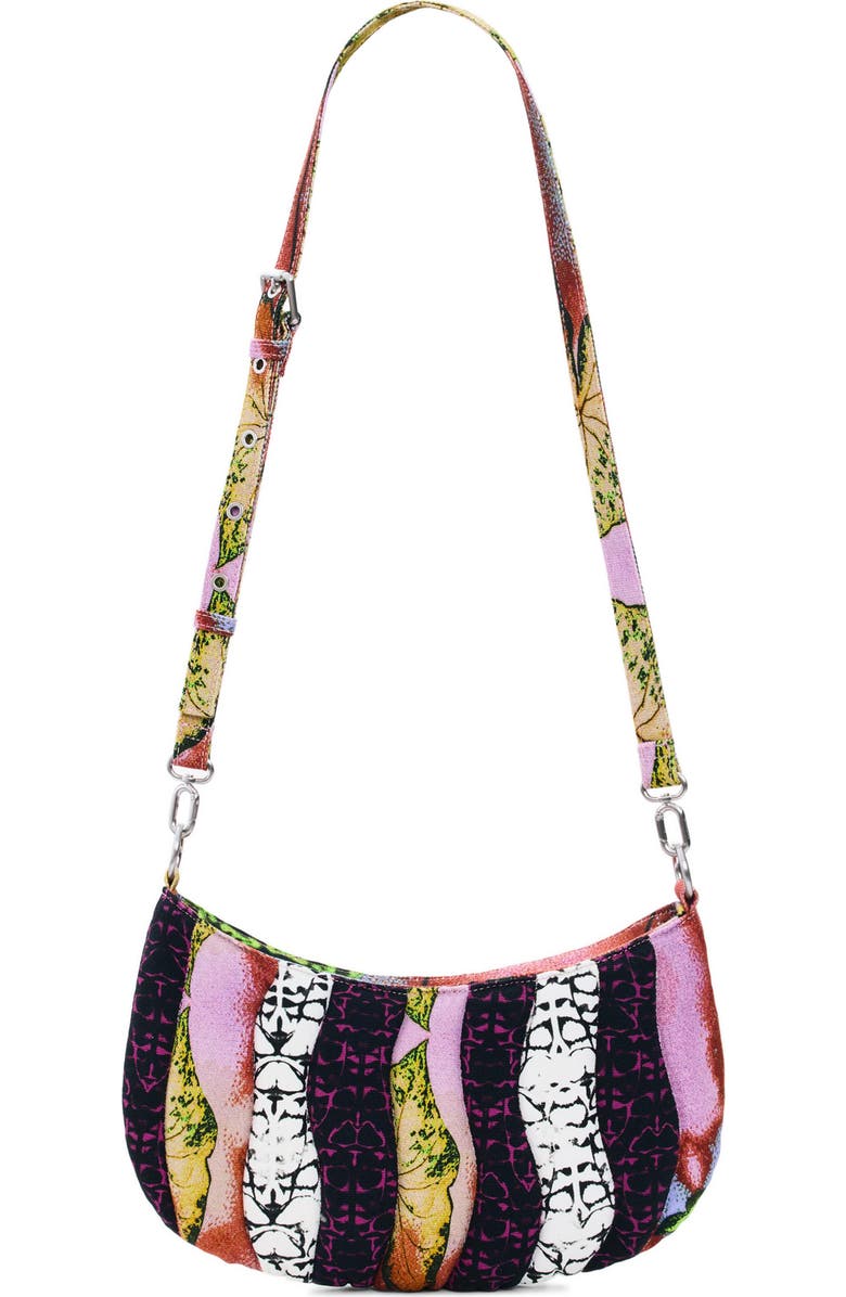 Desigual Cotton Canvas Shoulder Bag, Alternate, color, Red