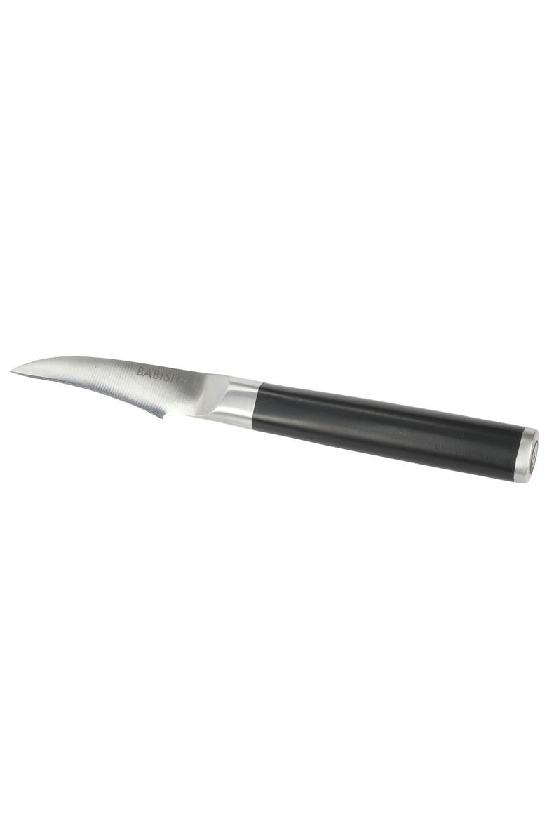 2.4" Stainless Steel Full Tang Bird's Beak Knife Black, Main, color, Black