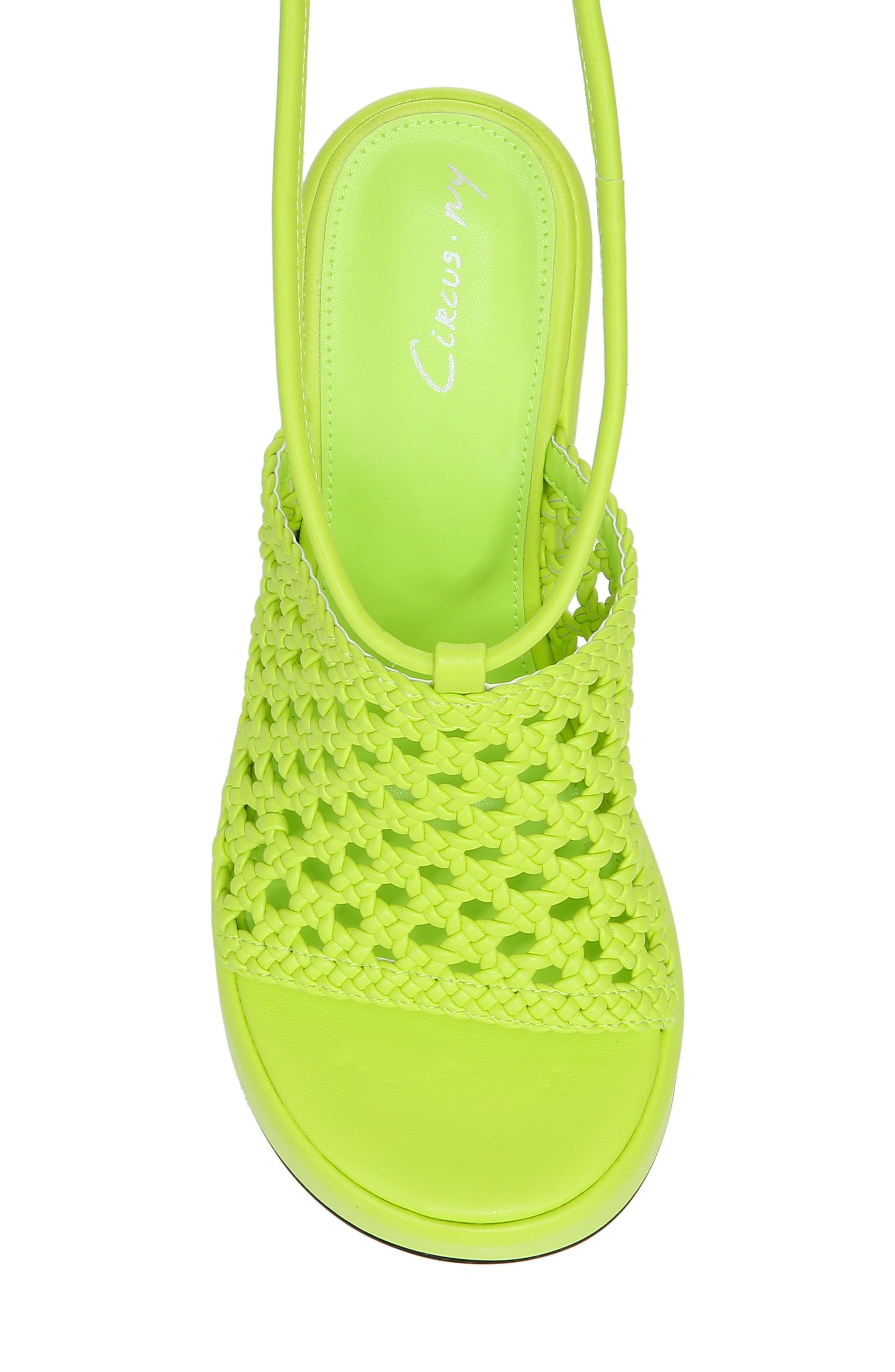 Circus NY by Sam Edelman Paislie Ankle Tie Sandal, Alternate, color, Wasabi