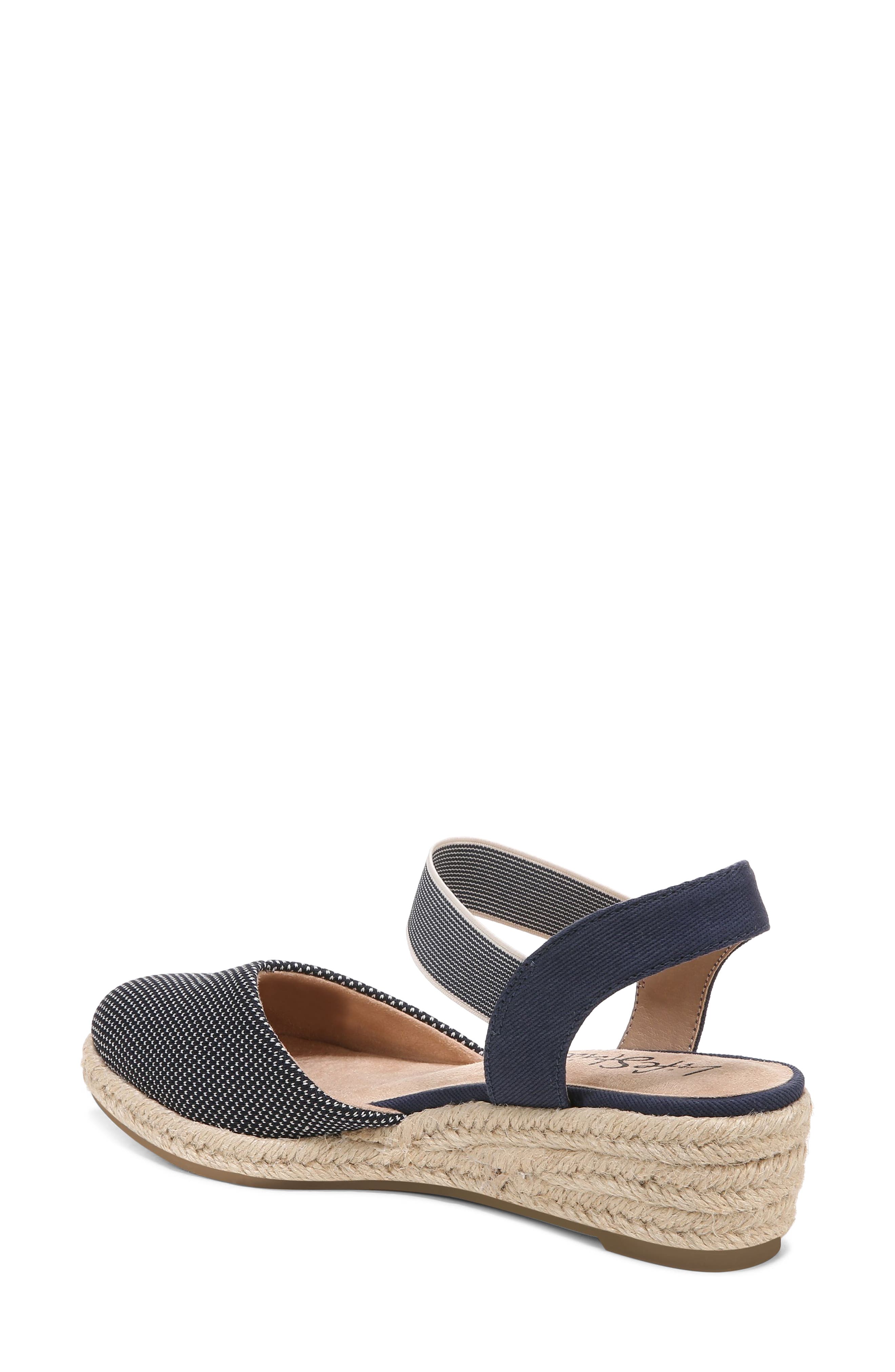 Kimmie Ankle Strap Espadrille Sandal, Alternate, color, NAVY