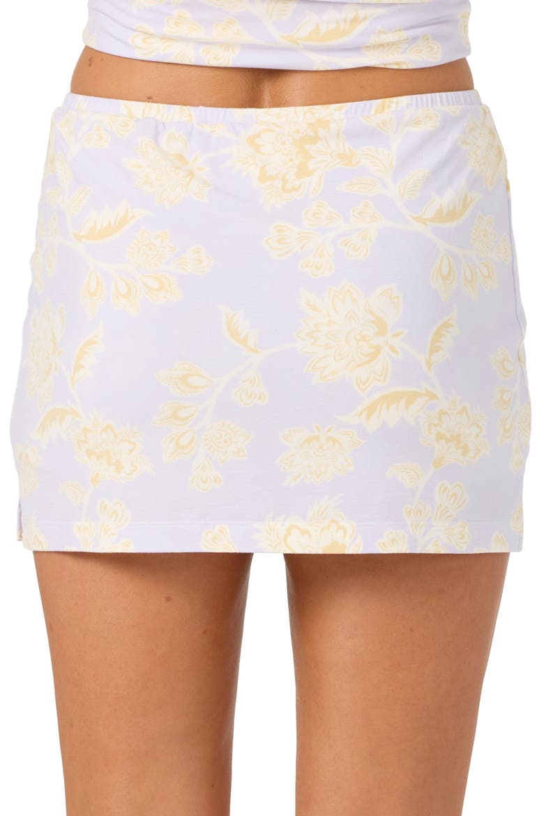 Alyssa Floral Knit Miniskirt, Alternate, color, LAVENDER BLUE