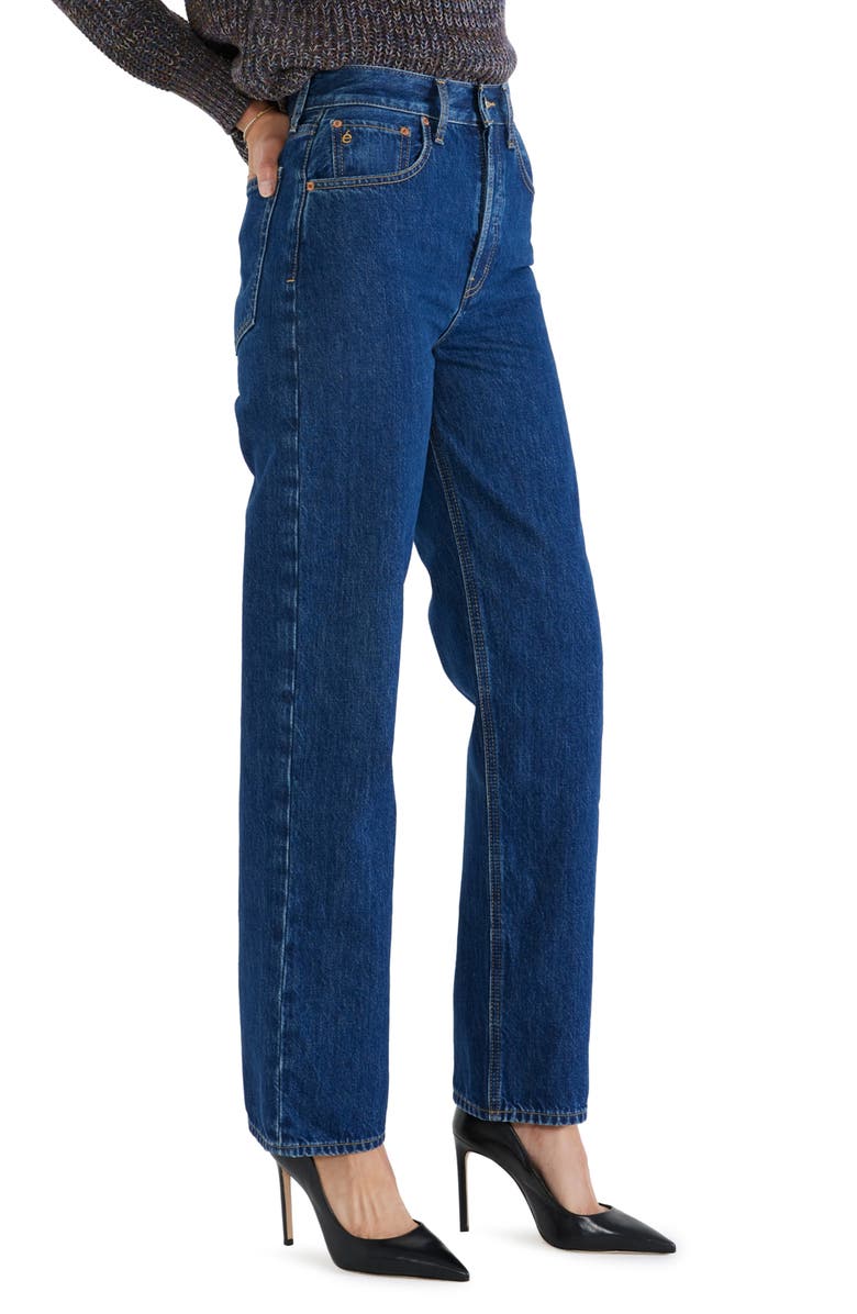 ÉTICA Carine High Waist Straight Leg Jeans, Alternate, color, 