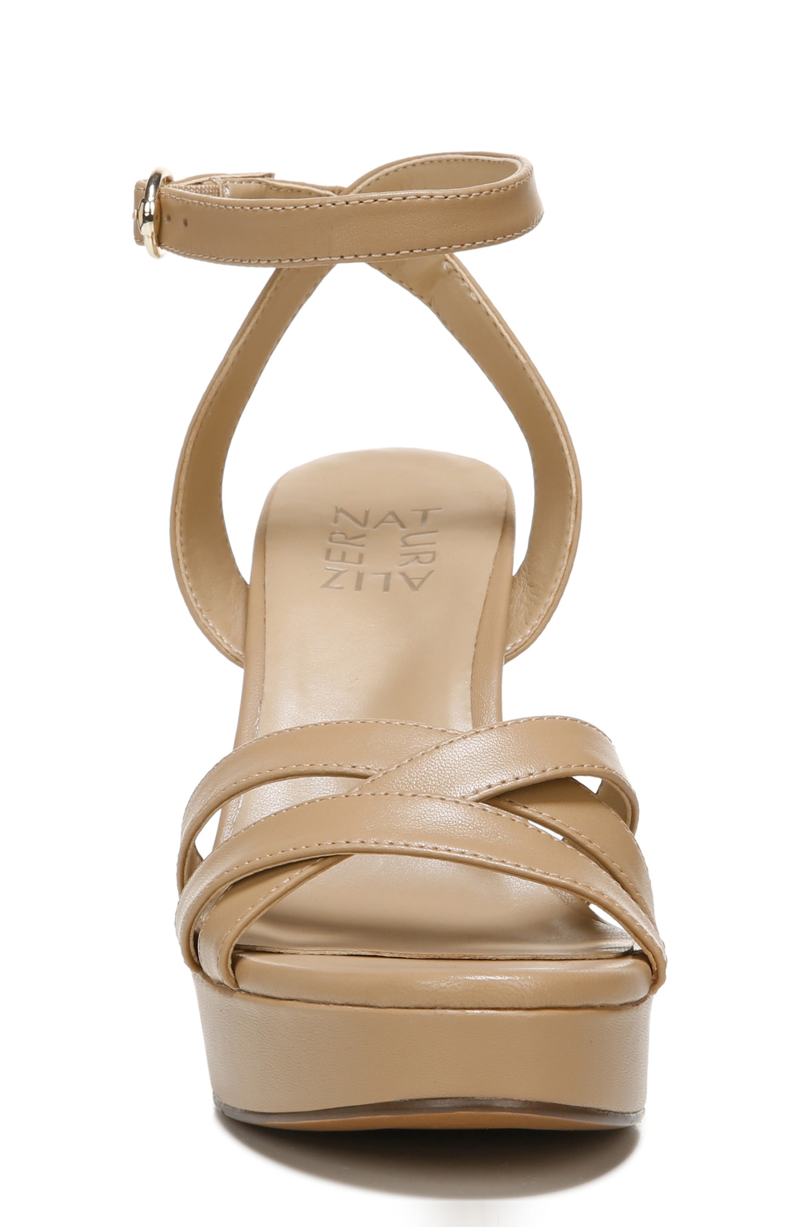 Naturalizer Mallory Ankle Strap Platform Sandal, Alternate, color, 
