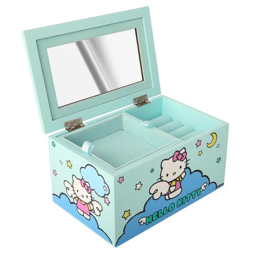 Hello Kitty Cloud Jewelry Box With Tray In Blue