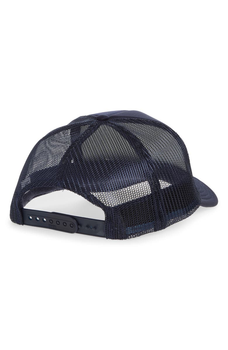 Clare V. Trucker Hat, Alternate, color, Navy W/ Cream Oui
