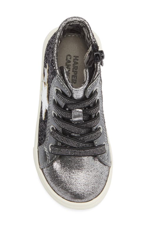 Harper Canyon Kids' Aimie High Top Sneaker In Black