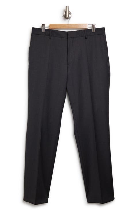 Genius Slim Fit Flat Front Wool Dress Pants