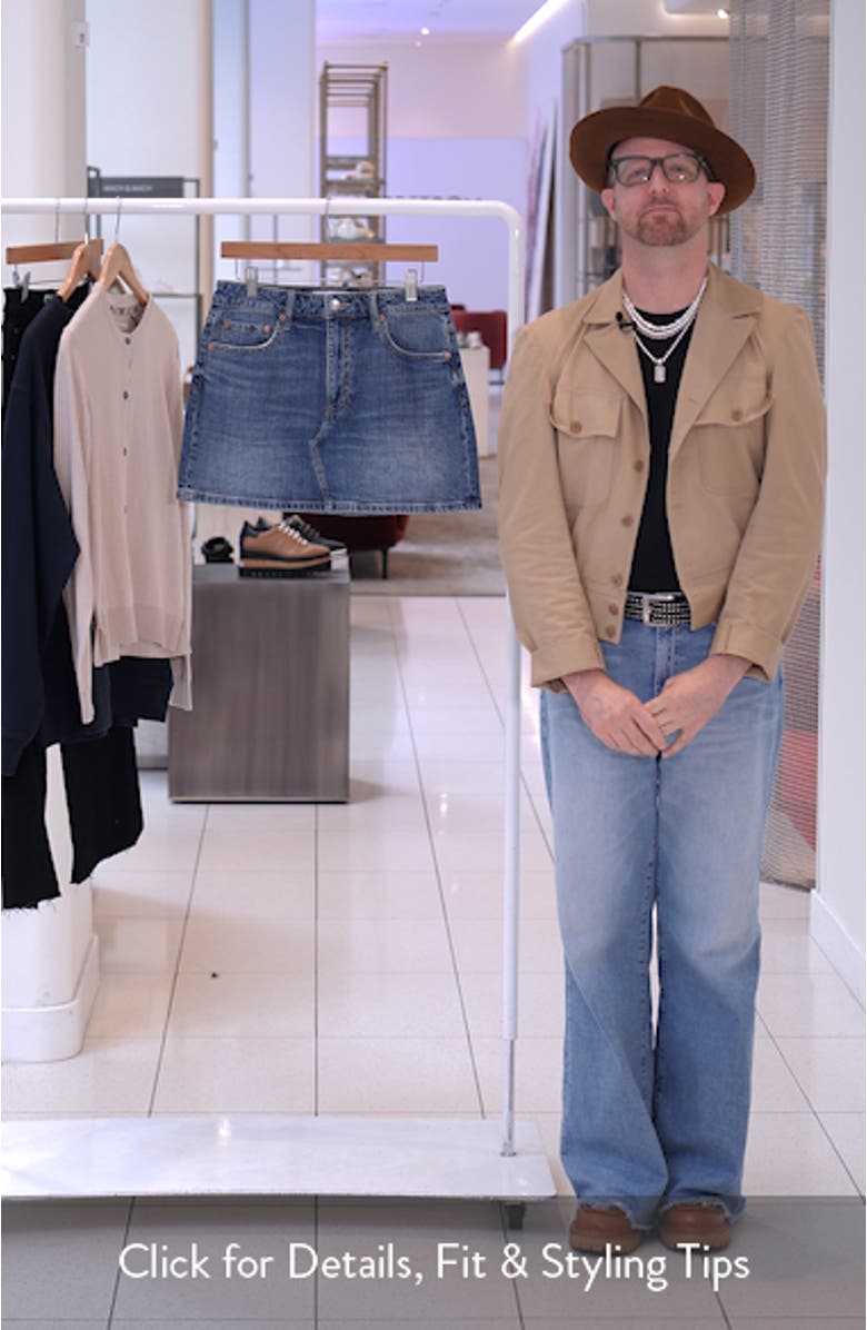 Malibu Denim Miniskirt, sales video thumbnail