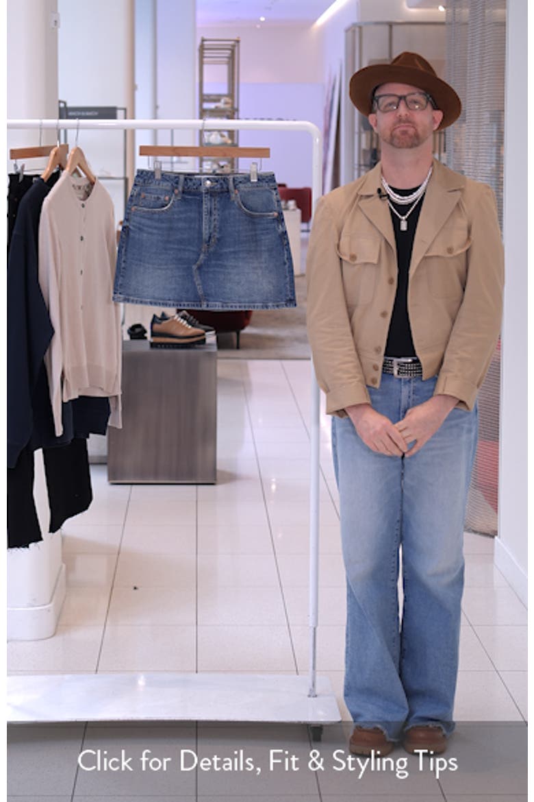 Malibu Denim Miniskirt video