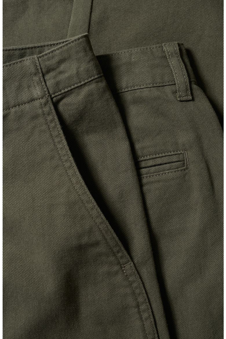 Painted Forms Ankle Barrel Leg Organic Cotton Pants, Alternate, color, NORI