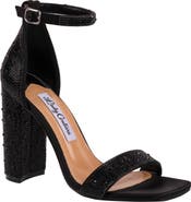 LADY COUTURE Dalia Crystal Embellished Ankle Strap Sandal