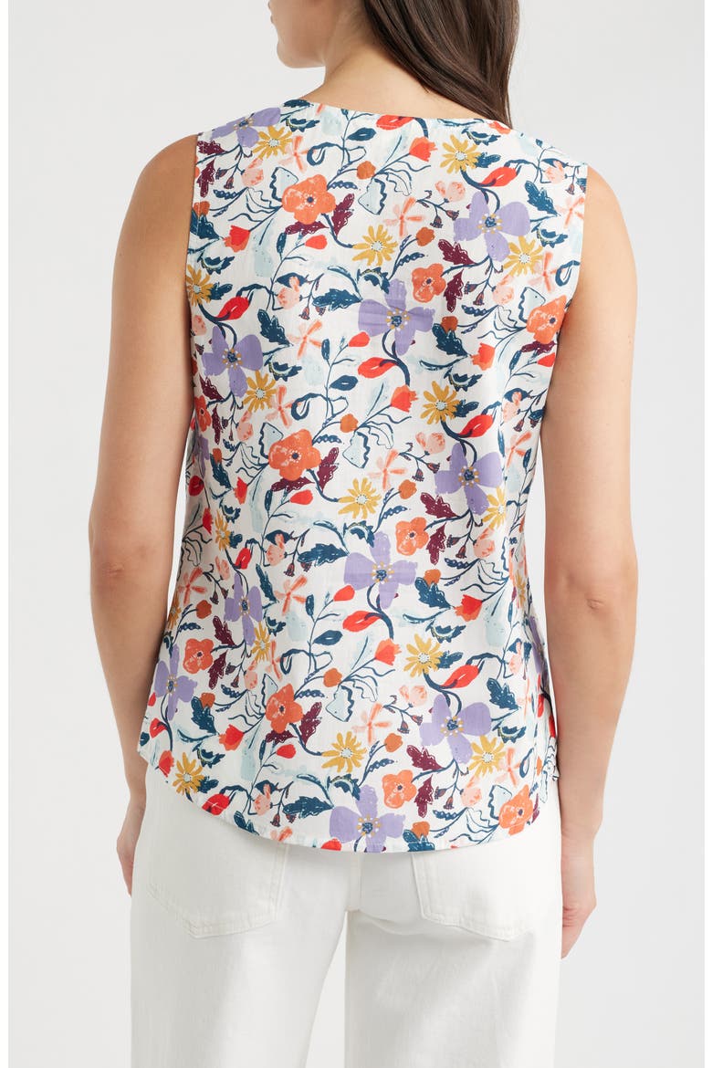 Cobbs Well Floral Print Top, Alternate, color, WINDING MEADOW MIX