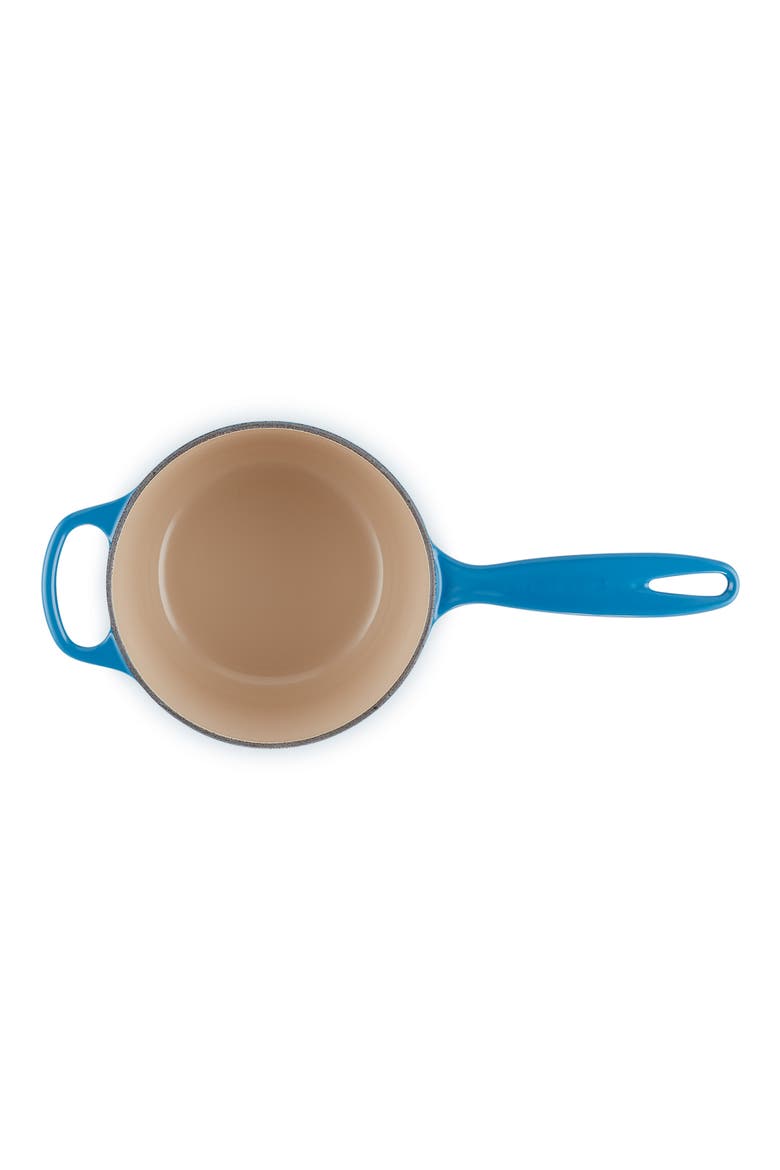 Signature 1.75-Quart Enameled Cast Iron Saucepan, Alternate, color, MARSEILLE