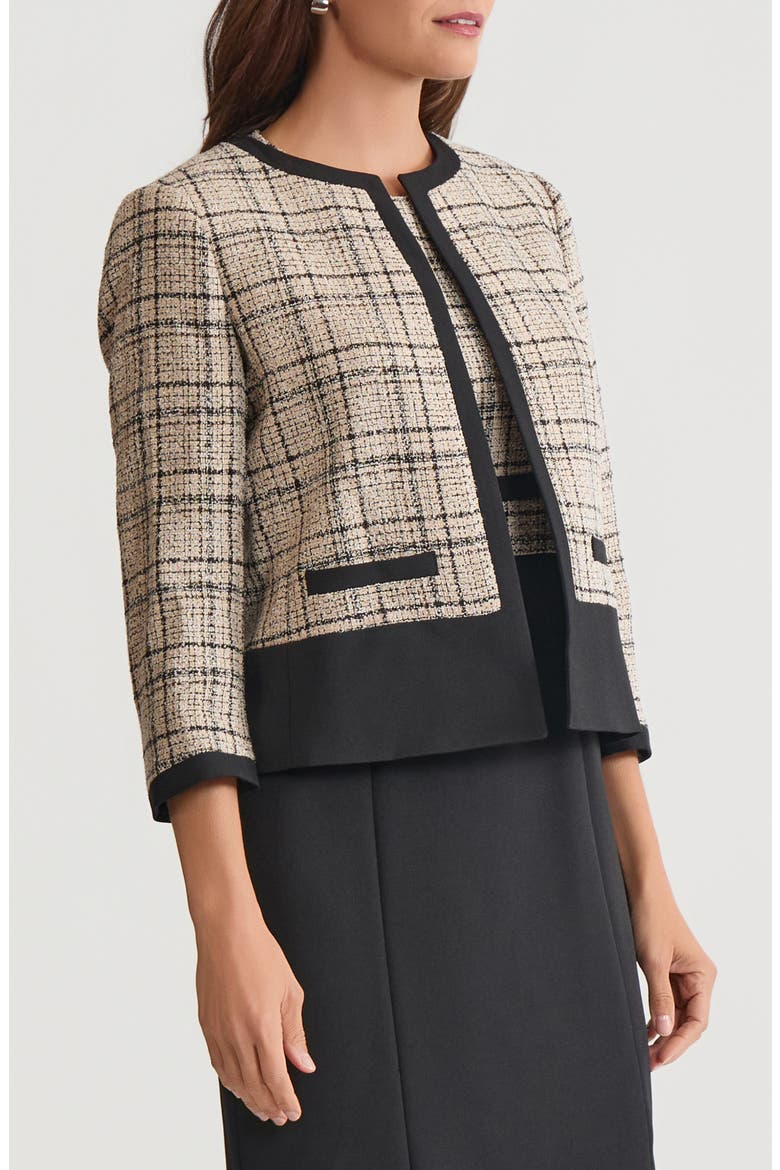Plaid Jacket, Alternate, color, SOFT SAND MULTI