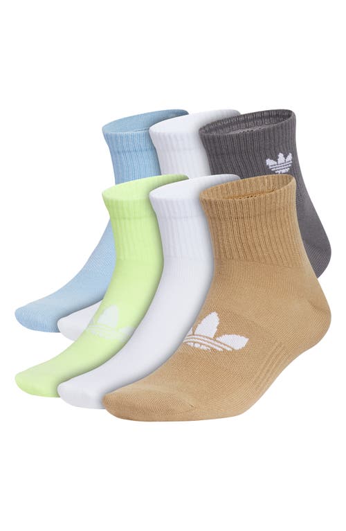 Adidas Originals Adidas Assorted 3-pack Superlite Performance Quarter Crew Socks In Multi