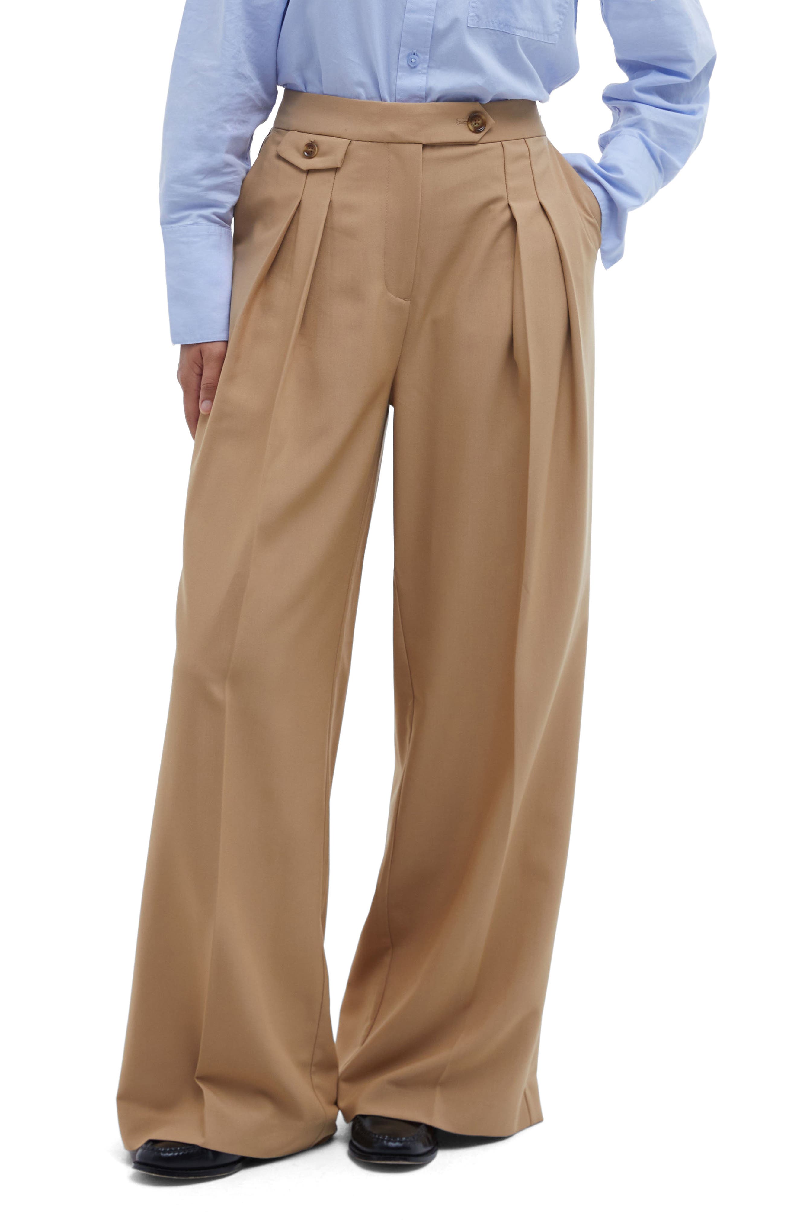 Barbour Francis High Waist Wide Leg Pants