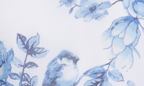 ANNE KLEIN ANNE KLEIN FLORAL SLEEVELESS PLEATED DRESS