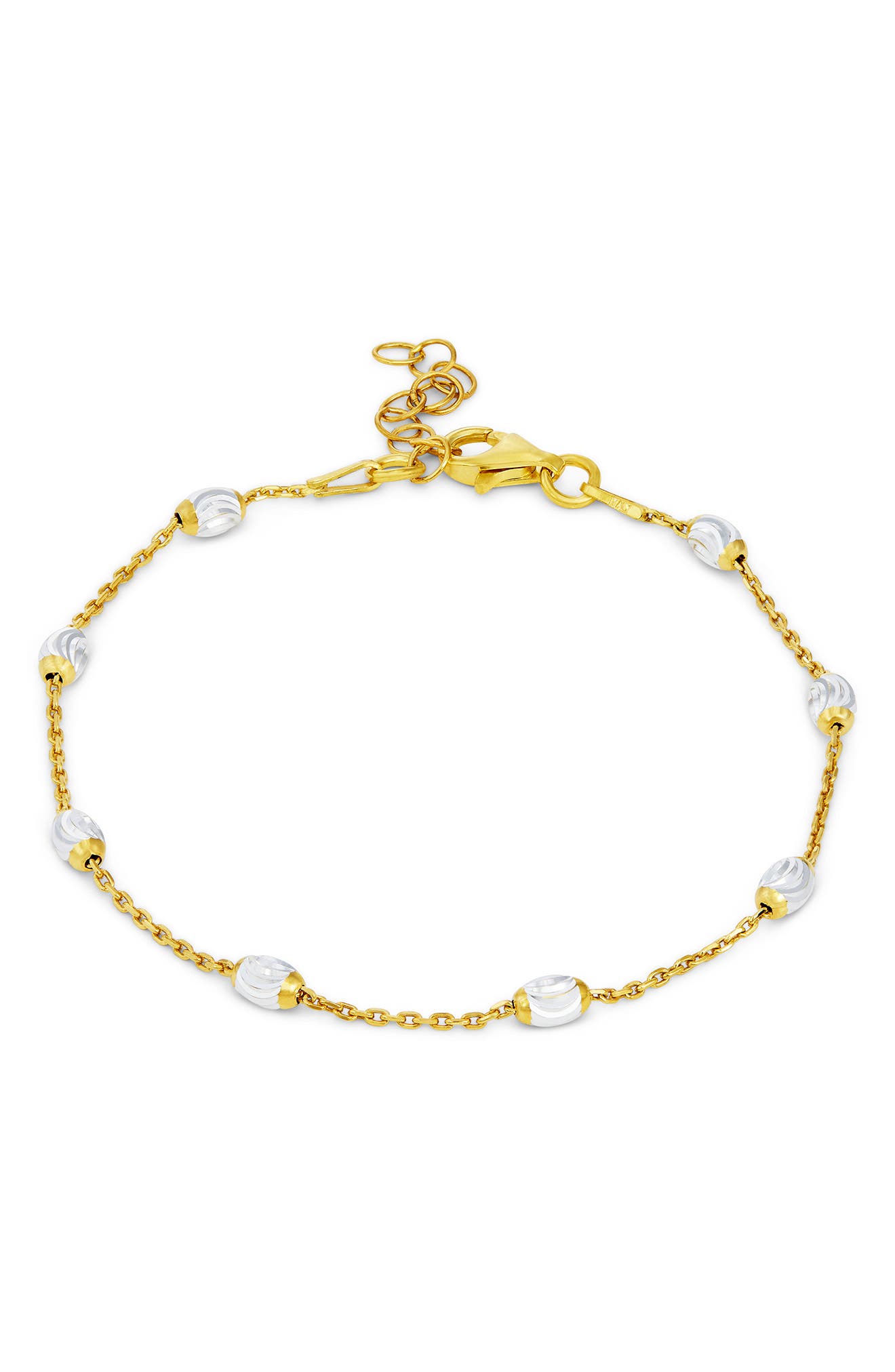 Sterling Silver Bead Bracelet