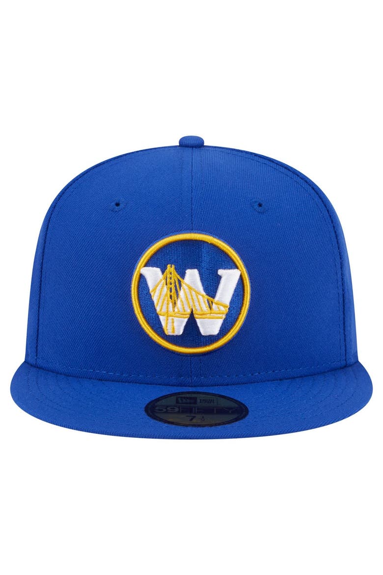 Men's New Era  Royal Golden State Warriors Deceptor 59FIFTY Fitted Hat, Alternate, color, Royal
