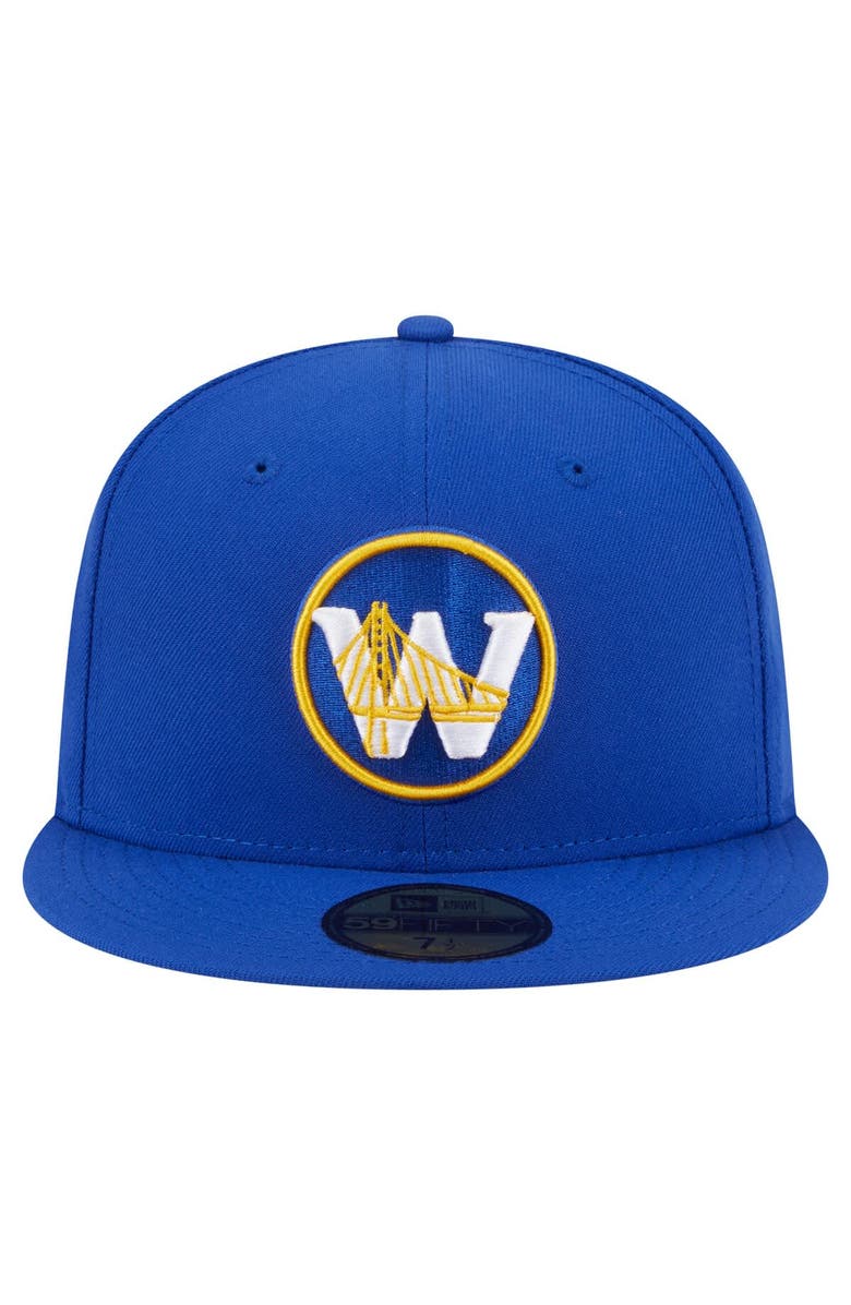 New Era Men's New Era Royal Golden State Warriors Deceptor 59FIFTY Fitted Hat, Alternate, color, Royal