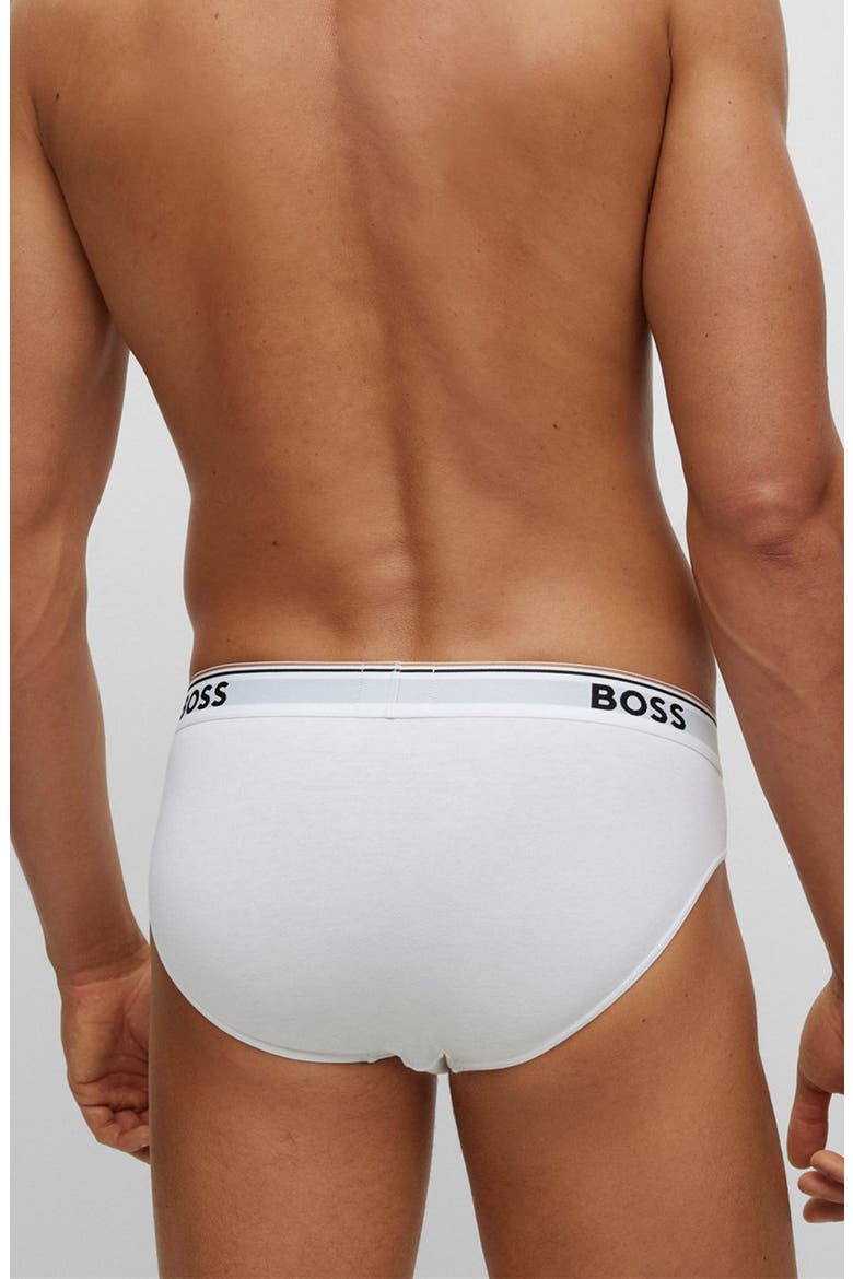 3-Pack Power Stretch Cotton Briefs, Alternate, color, WHT