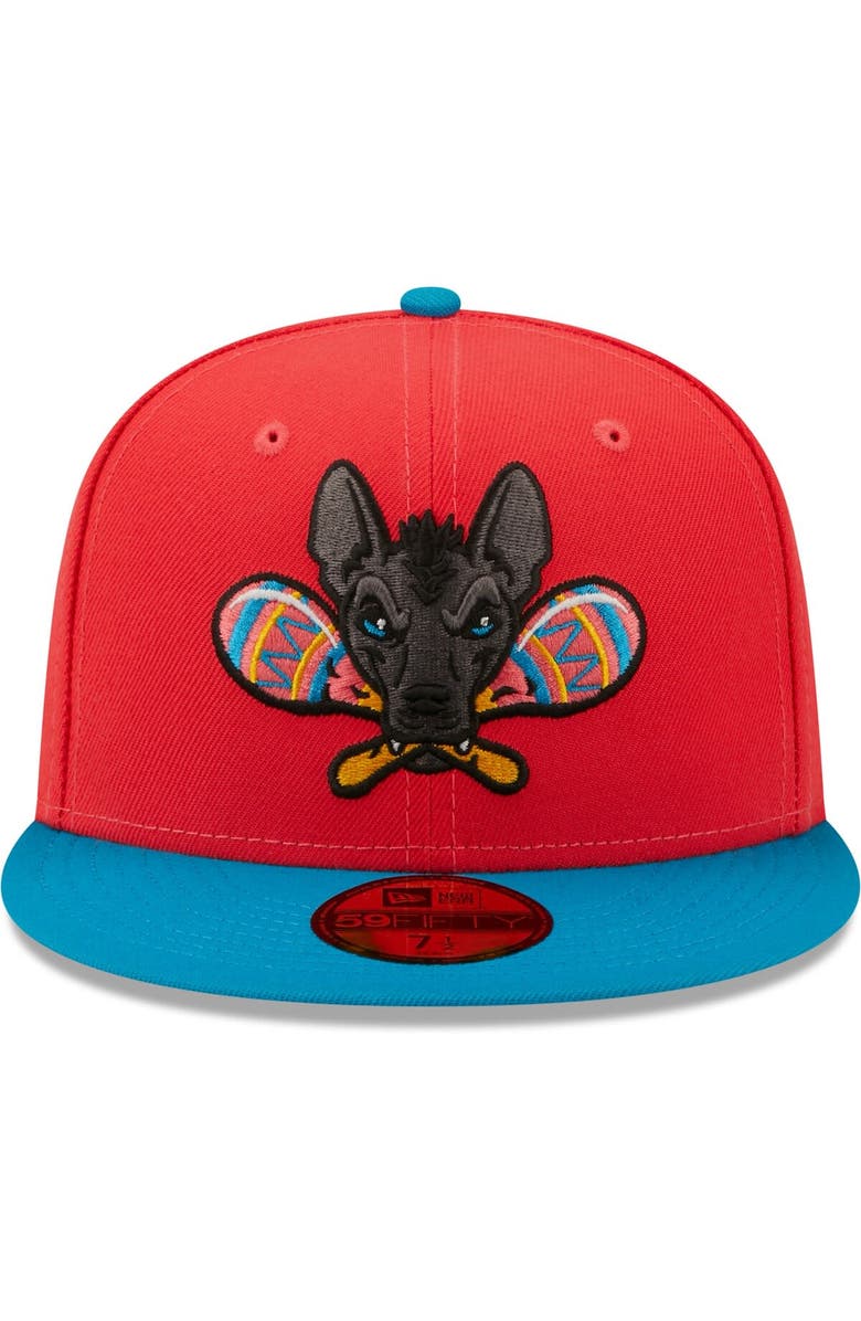 New Era Men's New Era Red Xolos de Gwinnett Copa De La Diversion 59FIFTY Fitted Hat, Alternate, color, 