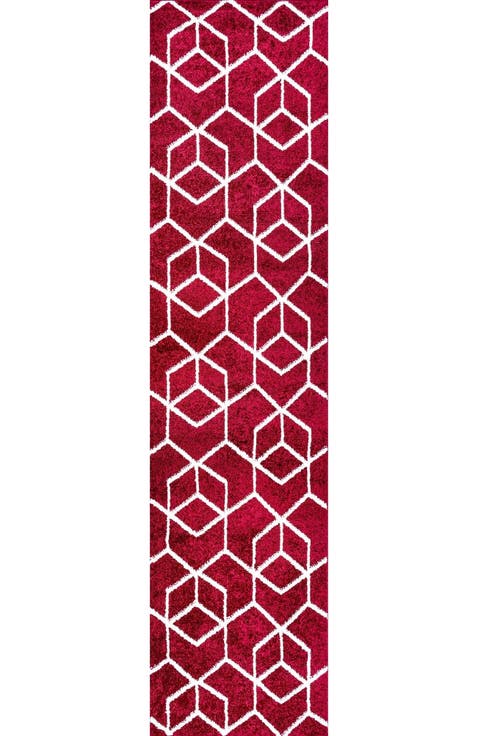 Tumbling Blocks Modern Geometric Area Rug