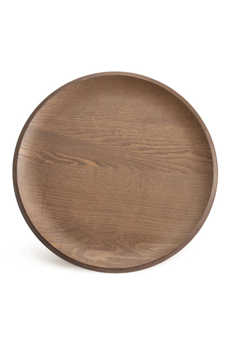 Al Wood Side Table, Alternate, color, DARK WOOD / BLACK