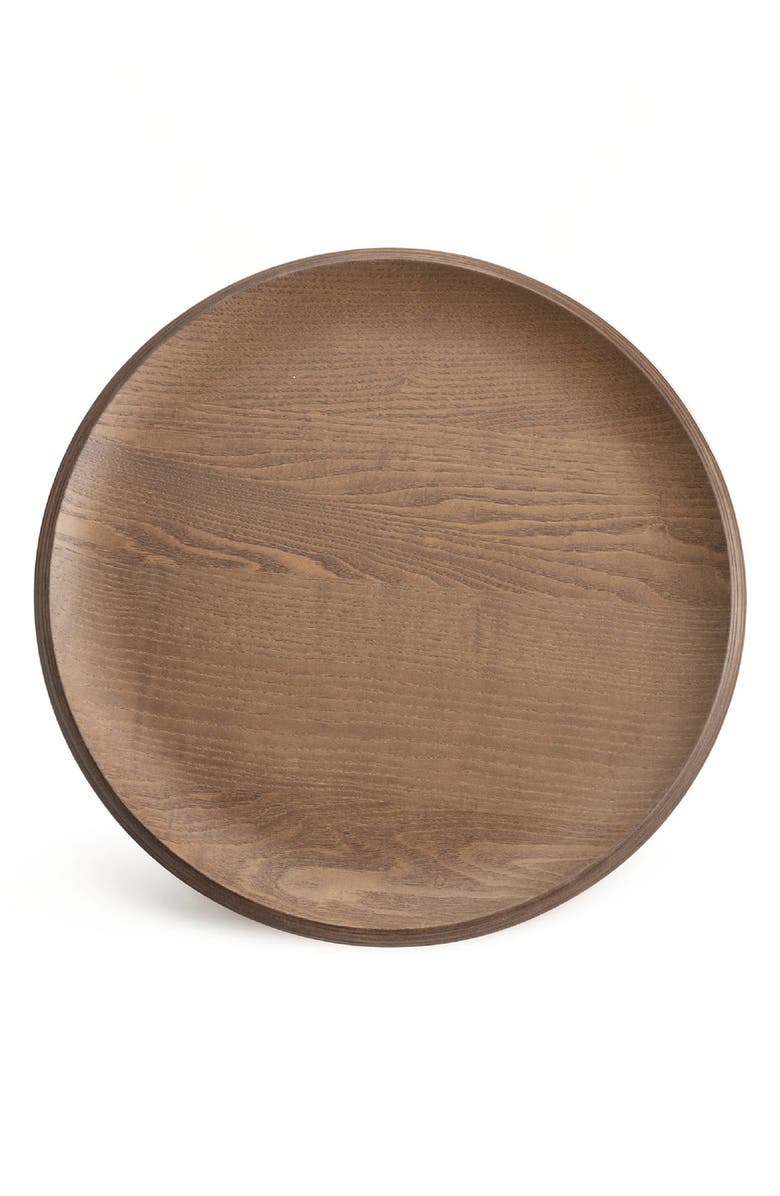 Kartell Al Wood Side Table, Alternate, color, Dark Wood / Black