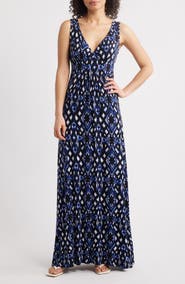Loveappella Sleeveless Jersey Maxi Dress
