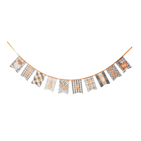 79" Thankful Fall Thanksgiving Banner