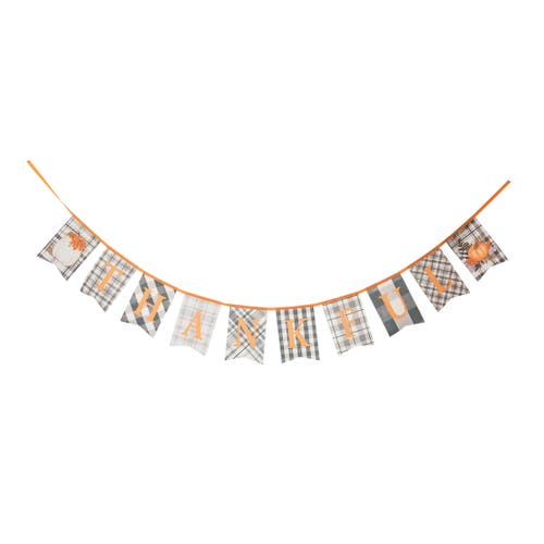 Gallerie II "thankful" Wall Hanging Thanksgiving Display Banner 79" in Orange at Nordstrom, Size Medium