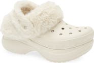 CROCS Bae Fleece Lined Platform Clog