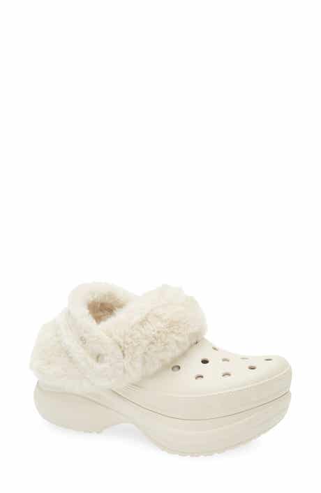 CROCS Bae Fleece Lined Platform Clog