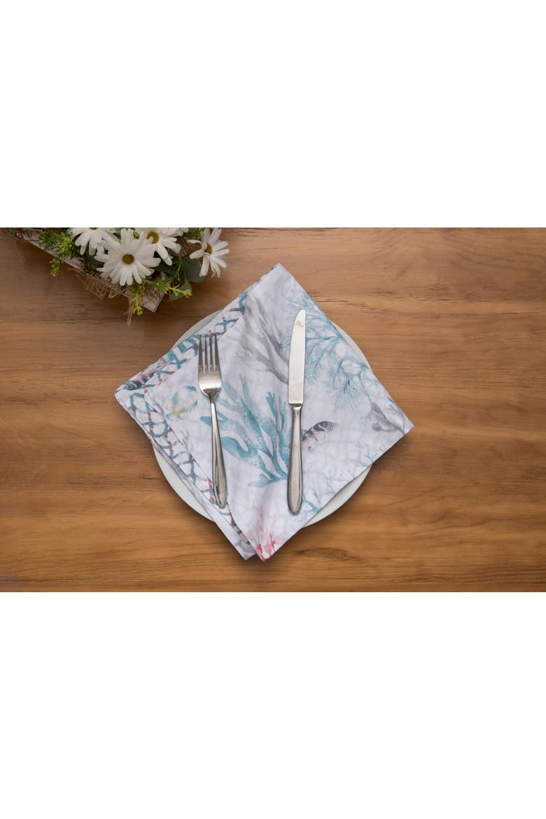 St.Vincent Cloth Napkins Set of 6, Alternate, color, Blue