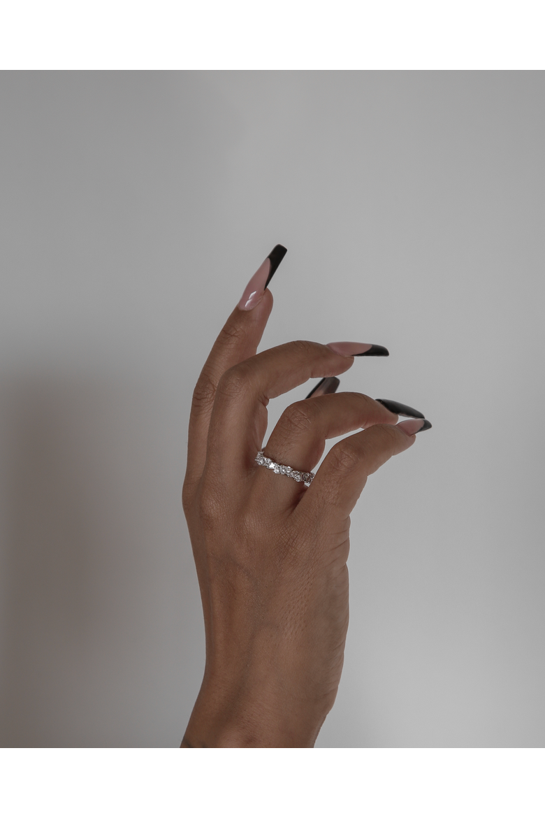 Leah Ring, Alternate, color, Silver