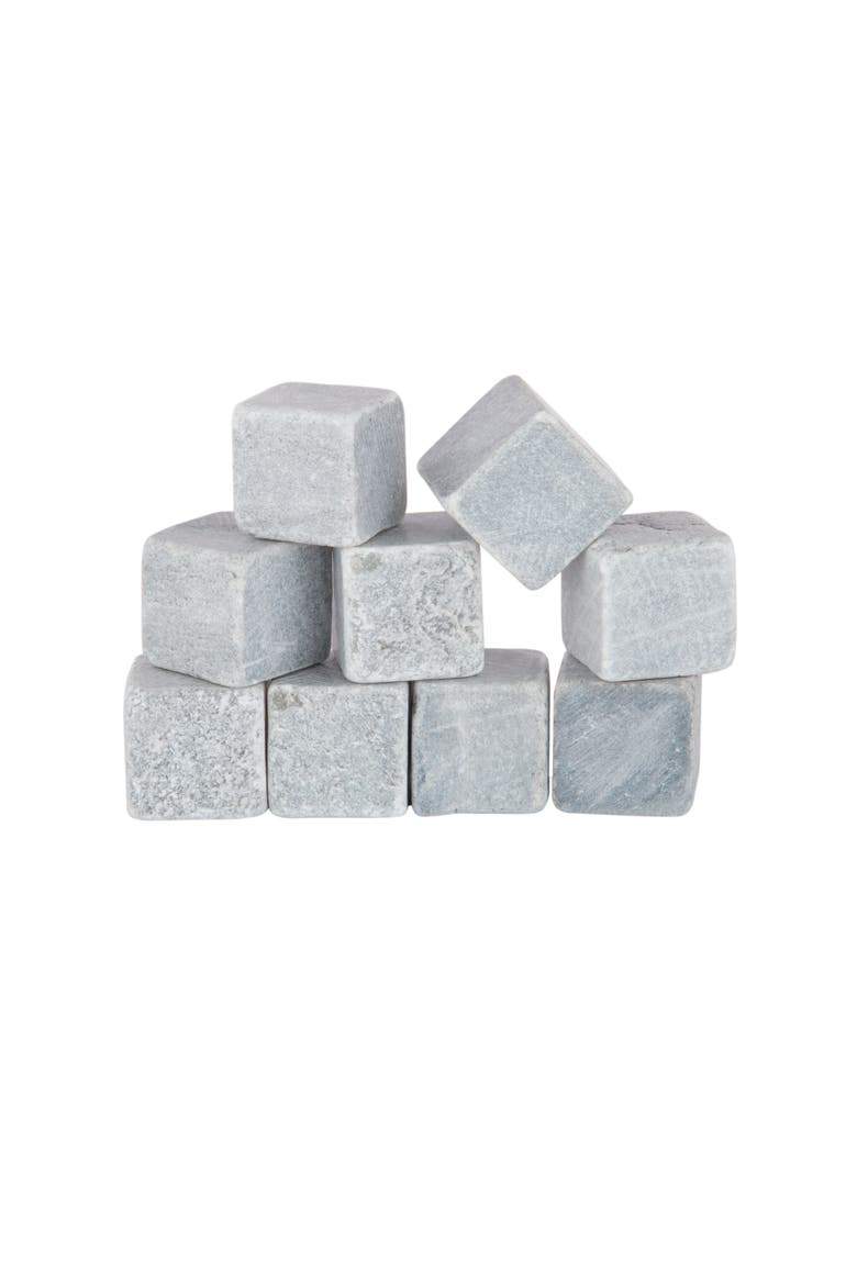 Glacier Rocks Soapstone Cubes Set of 9, Main, color, Grey