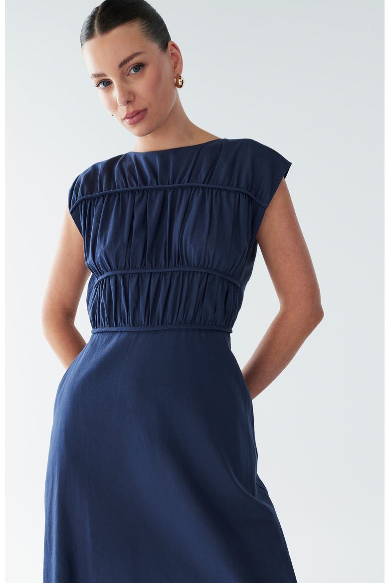 Eden Maxi Dress, Alternate, color, Navy Blue