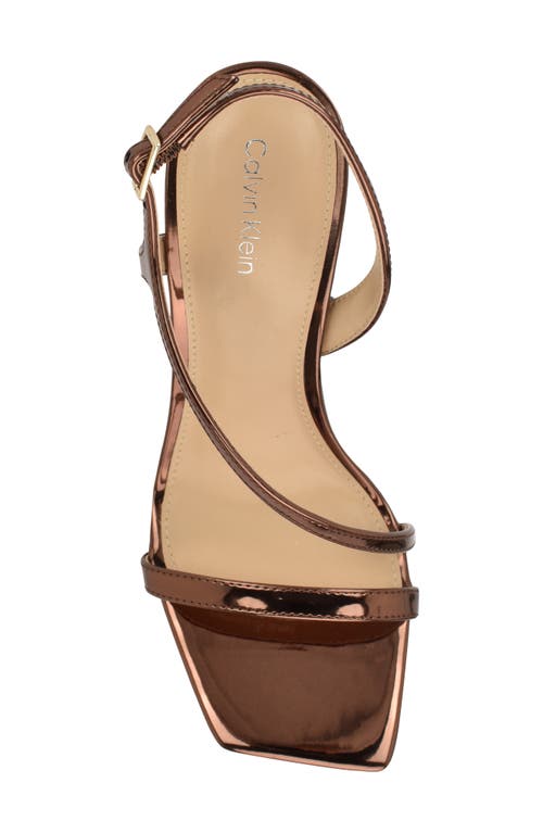 Calvin Klein Tansley Slingback Sandal In Brown
