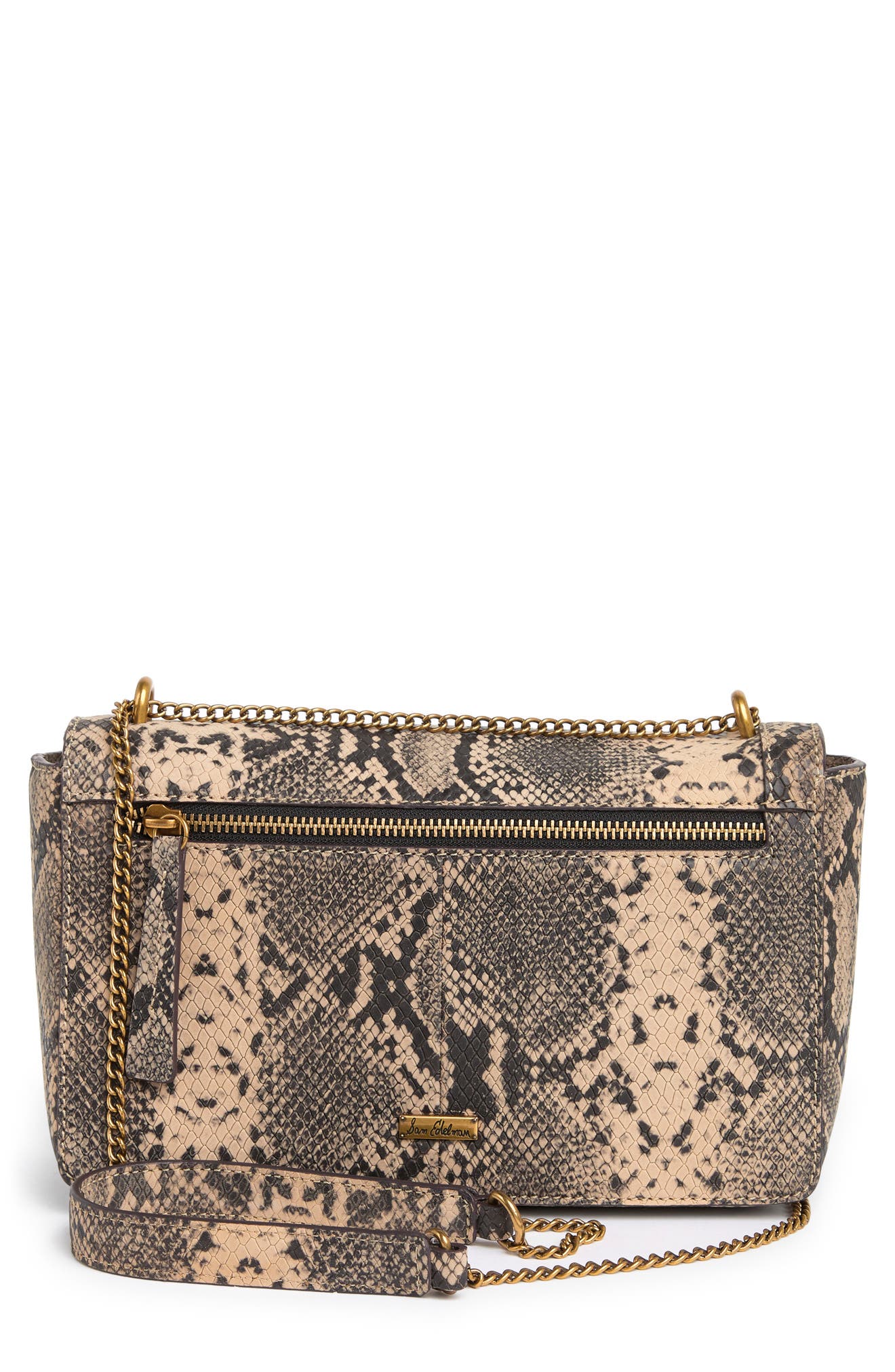 Sam Edelman Sophia Snake Print Leather Crossbody Bag (Women ...